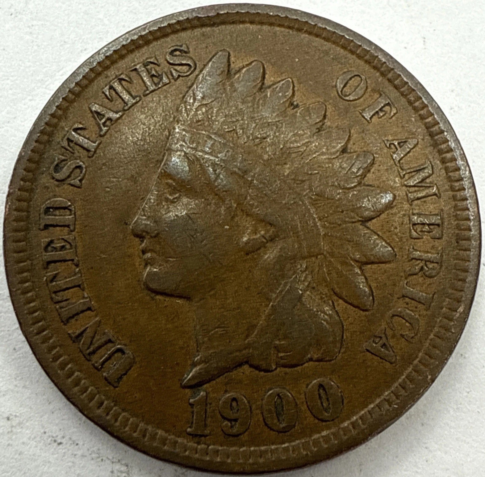1900 Indian Head Cent Exact Coin Imaged #IND2273