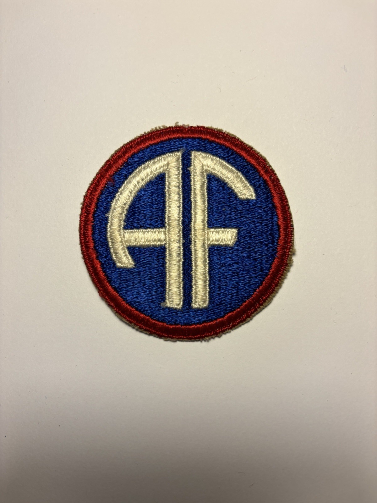 U.S. Army Allied Forces Headquarters WW II Era Original Patch