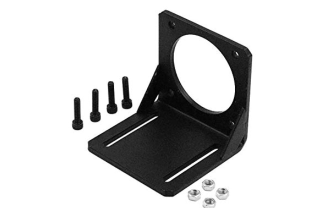 Stepper Motor Steel Mounting Bracket with Mounting Screws