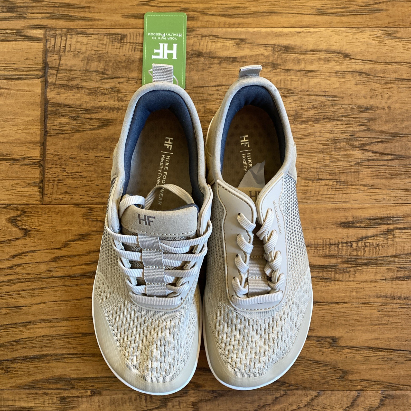 HF Hiker Footwear Beige Knit Sneakers Women’s 7.5 Men’s 5.5 EU 38.5