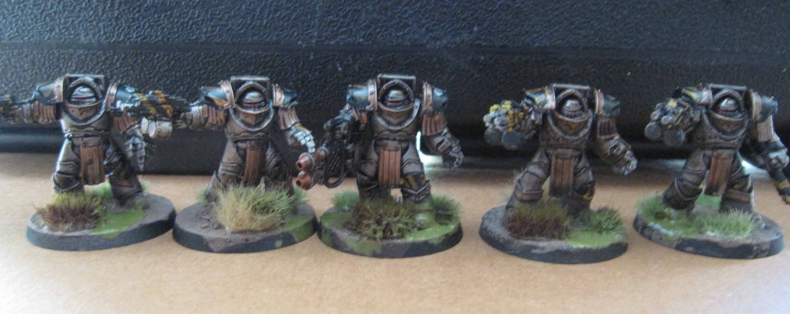 30K Horus Heresy Iron Warriors Cataphractii Terminators plastic painted