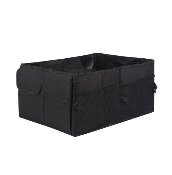 Collapsible Car Trunk Organizer with Compartments Storage Tote