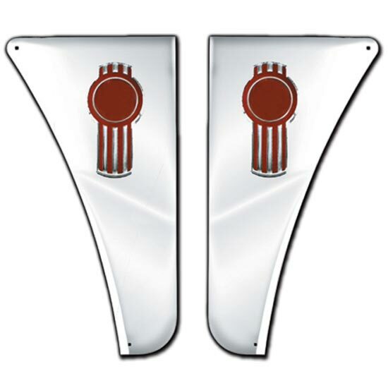 Valley Chrome VK100016W2 - Stainless Steel Lower Hood Panels Fits Kenworth