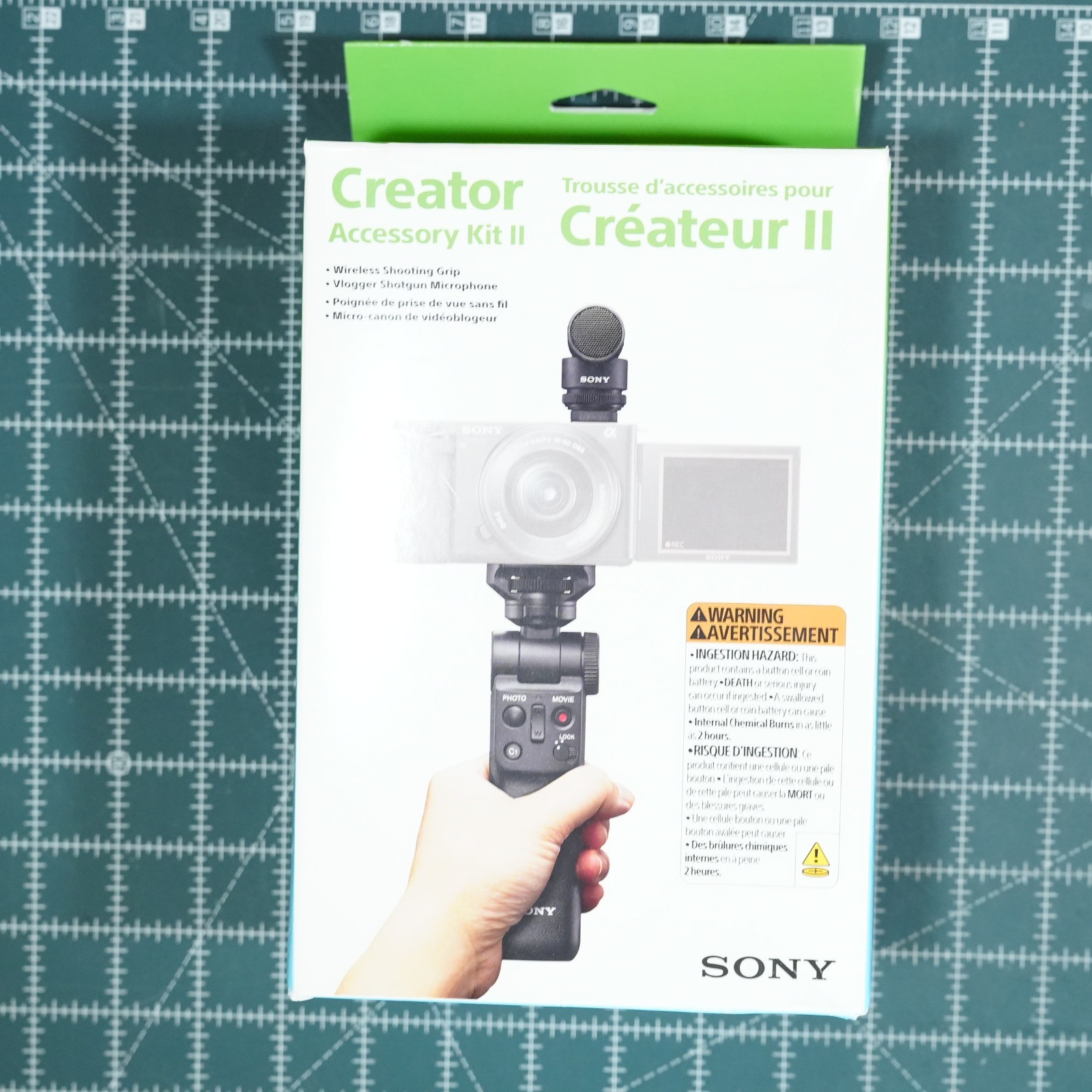 Sony Creator Accessory Kit II with Wireless Shooting Grip and Vlogger Microphone
