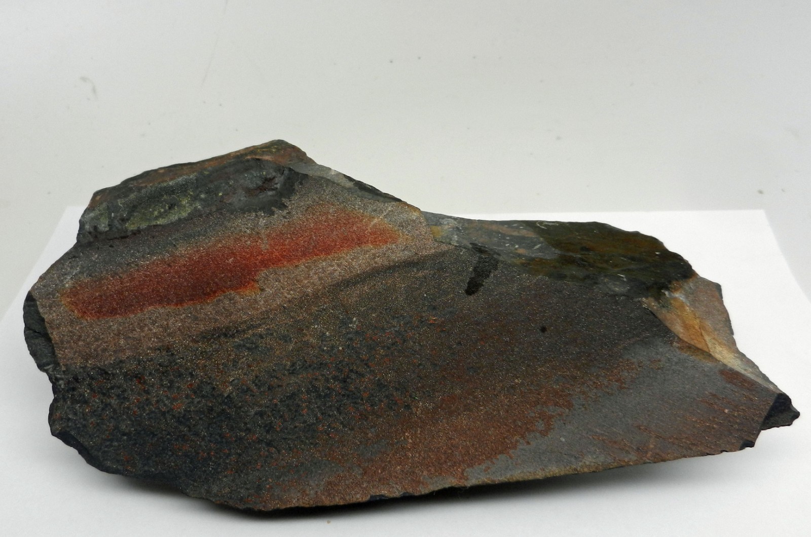 1 lb 14 oz Specimen BIF Banded Iron Red Jasper, Hematite Lake Superior Jaspilite
