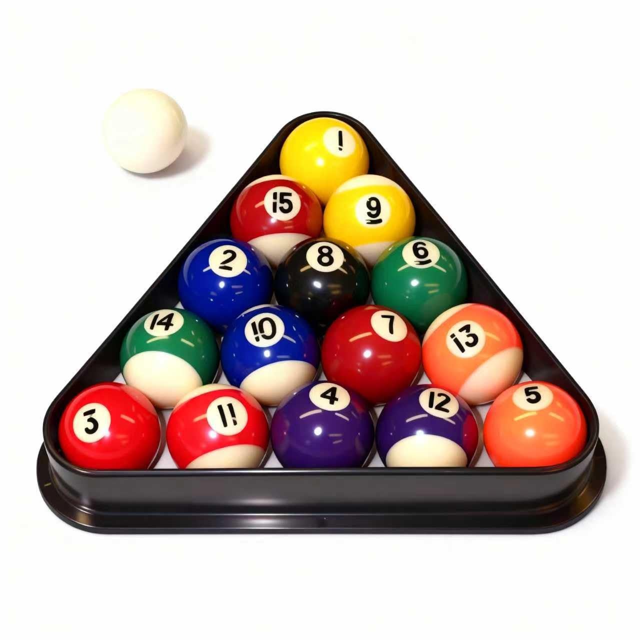 Empire USA Mini Billiard Pool Balls Set - 1.5" 1.5-Inch, white