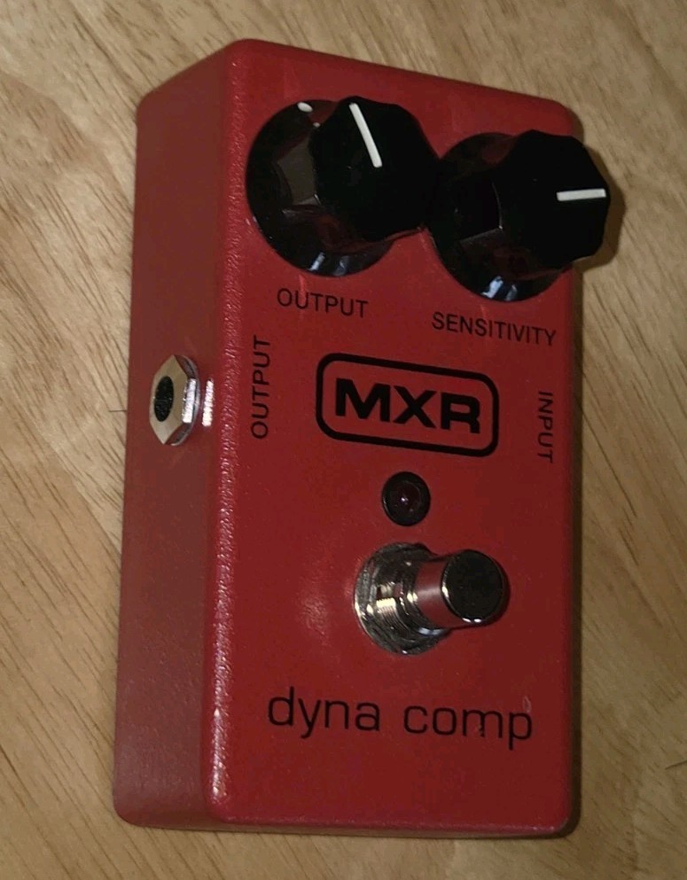VTG Dunlop MXR Dyna Comp M102 Compressor Guitar Effect Pedal TESTED WORKS CLEAN!