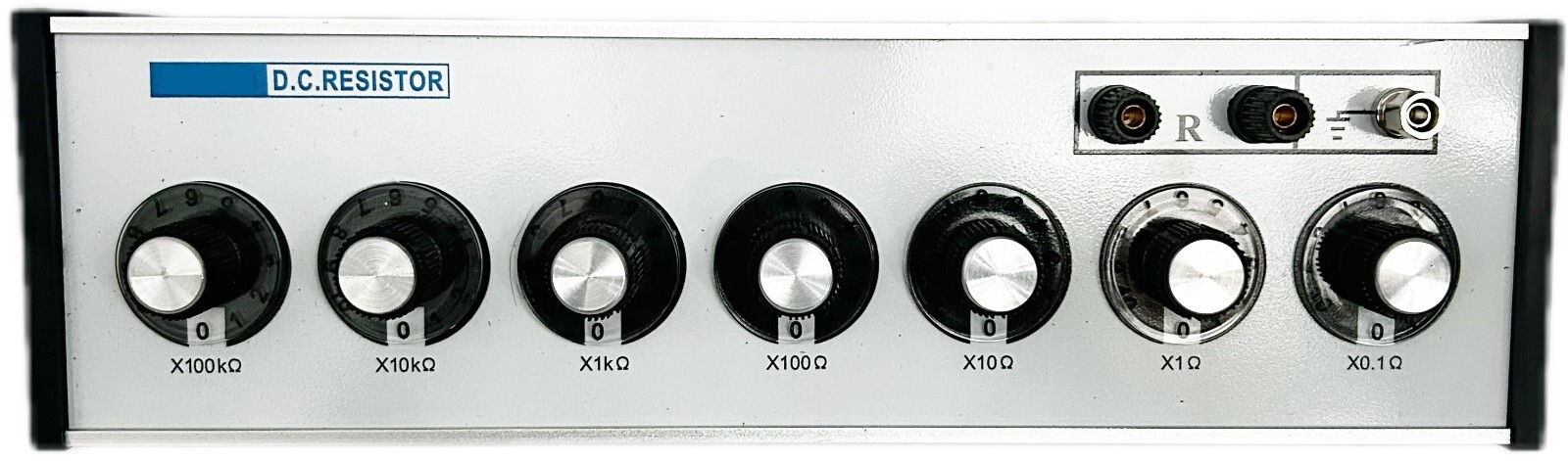 Decade Resistance Box DC Resistance Box 7 Dials with Max Value 1111111.0Ohm