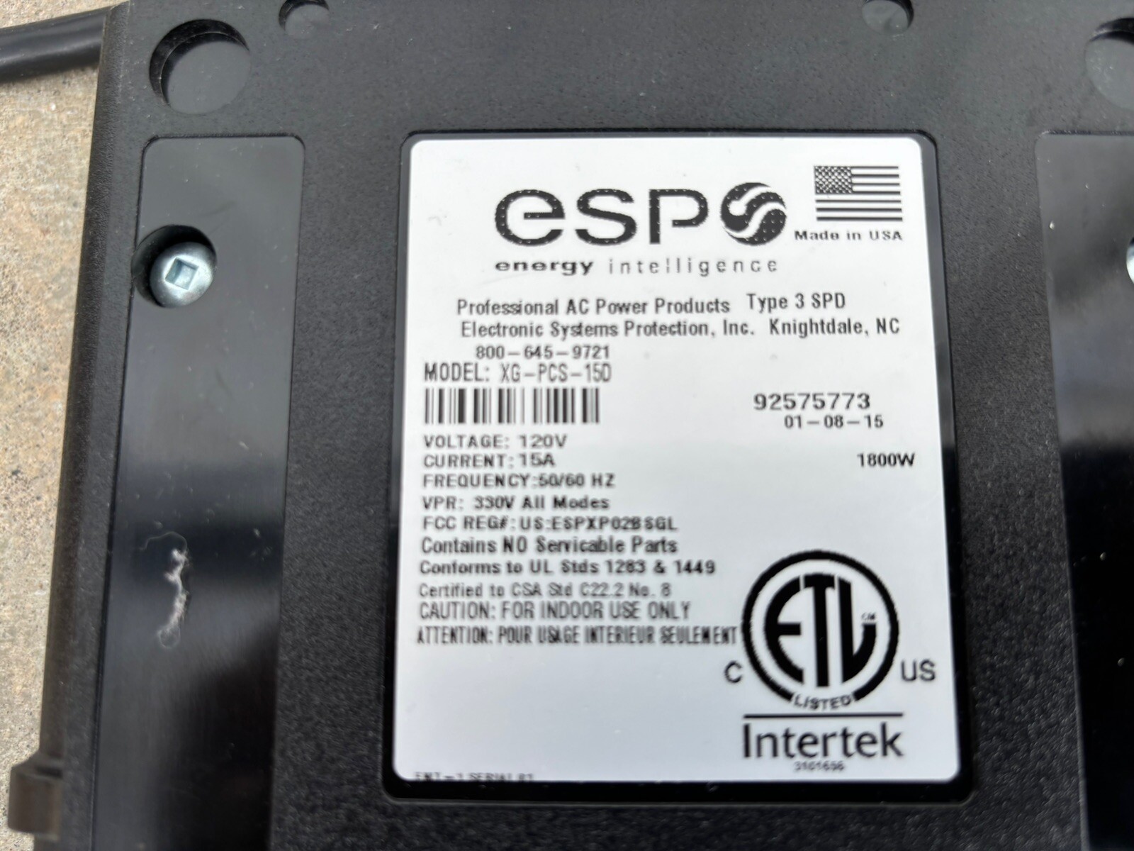 ESP XG-PCS-15D & ESP D5131NT