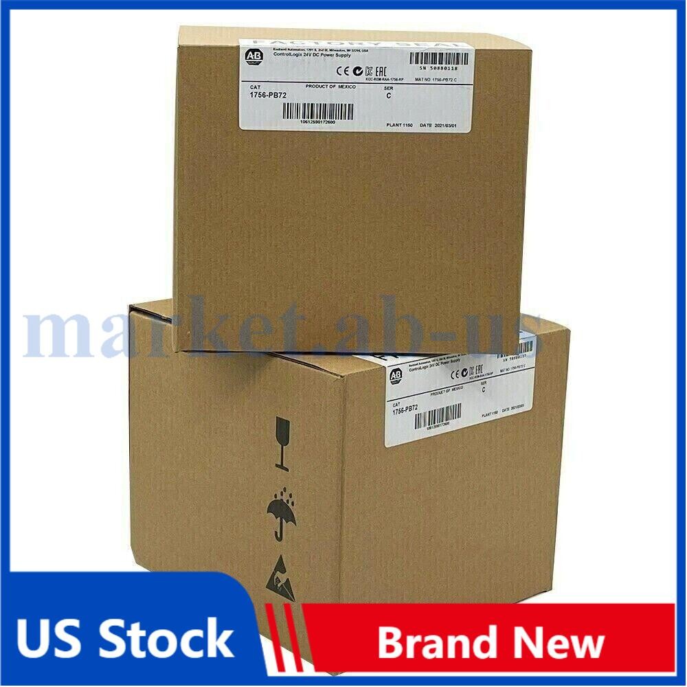 New Factory Sealed Allen-Bradley 1756-PB72 ControlLogix 24V DC Power 1756PB72