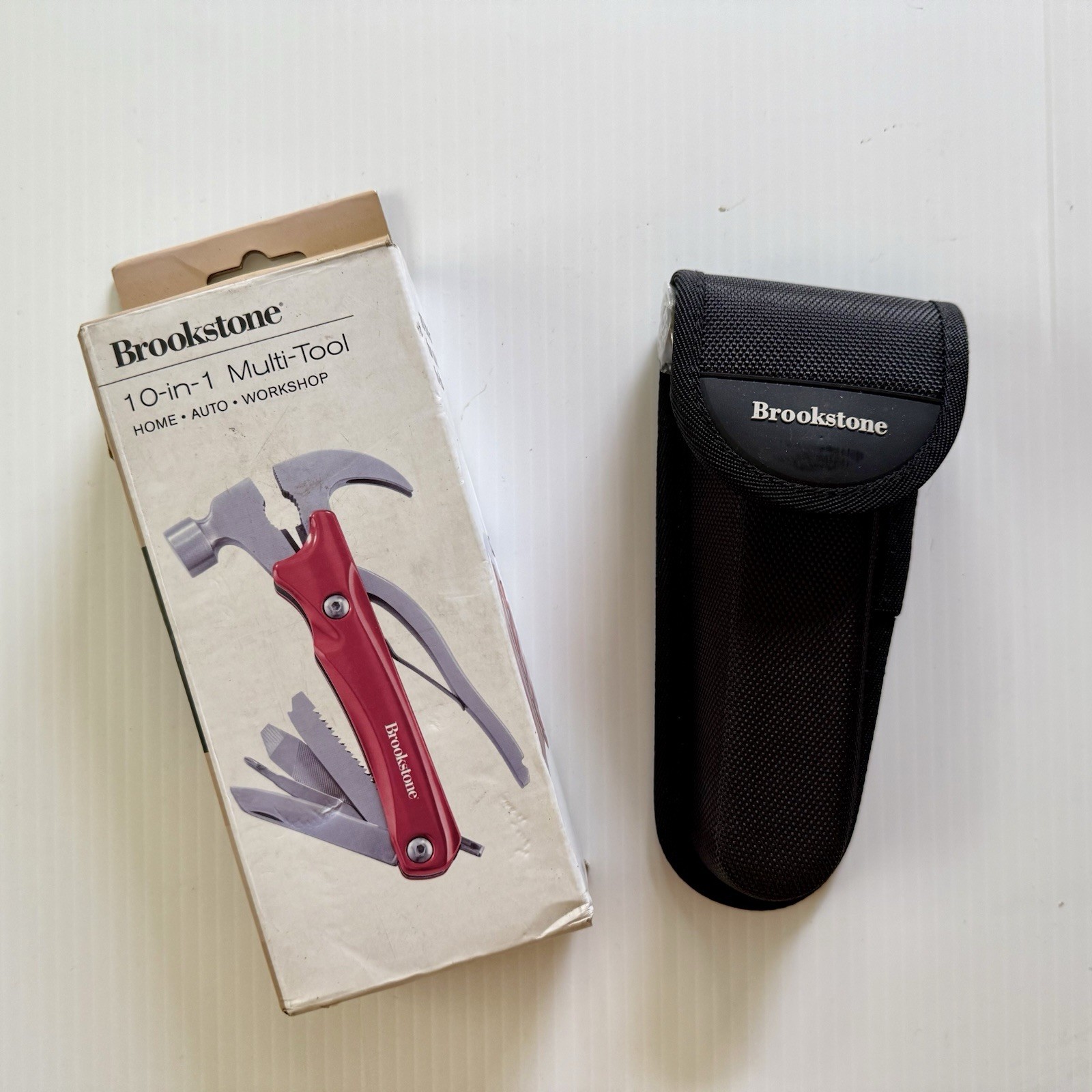 Brookstone 10 In 1 Stainless Steel Multi-Tool, Home, Auto, Workshop NEW IN BOX!