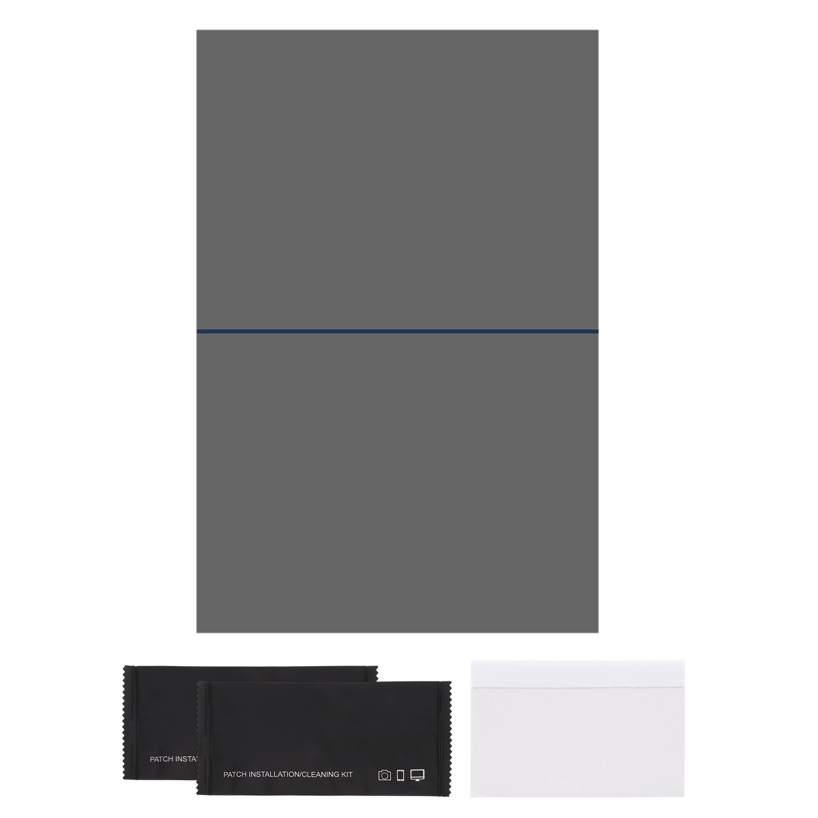 12 x 8 Inch Adhesive Polarized Film with Cleaning Kit, 0 Degree
