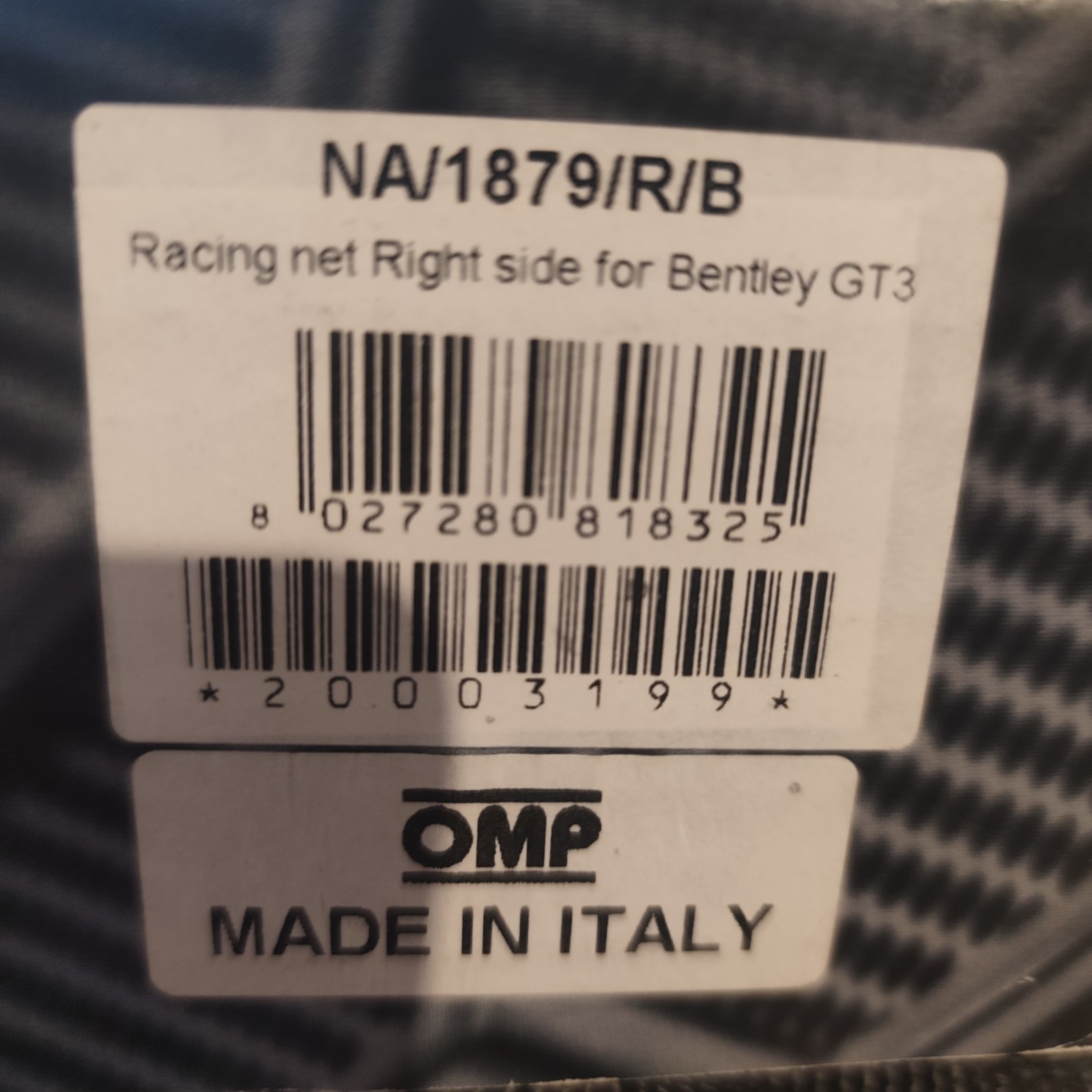 OMP Racing Net NA1879 Right Side For GT3