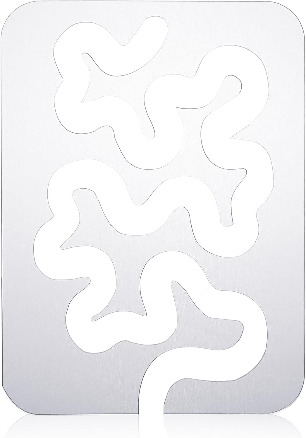 Meander Quilting Template, Acrylic Ruler for Motion Quilting, Transparent Stenci