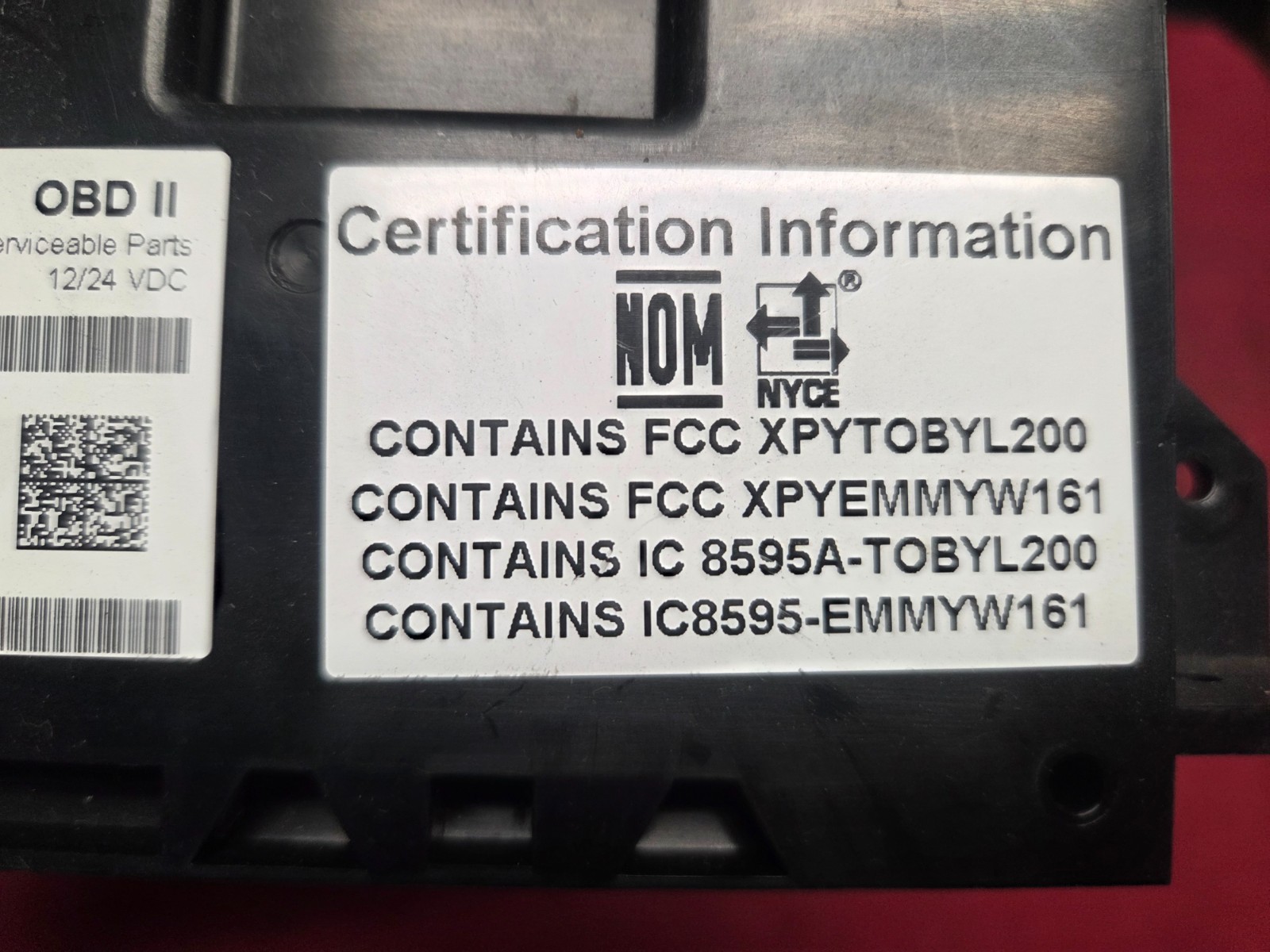 NAVISTAR 4129174C4, Telematic CONTROL Module. ON COMMAND LINK OBD11