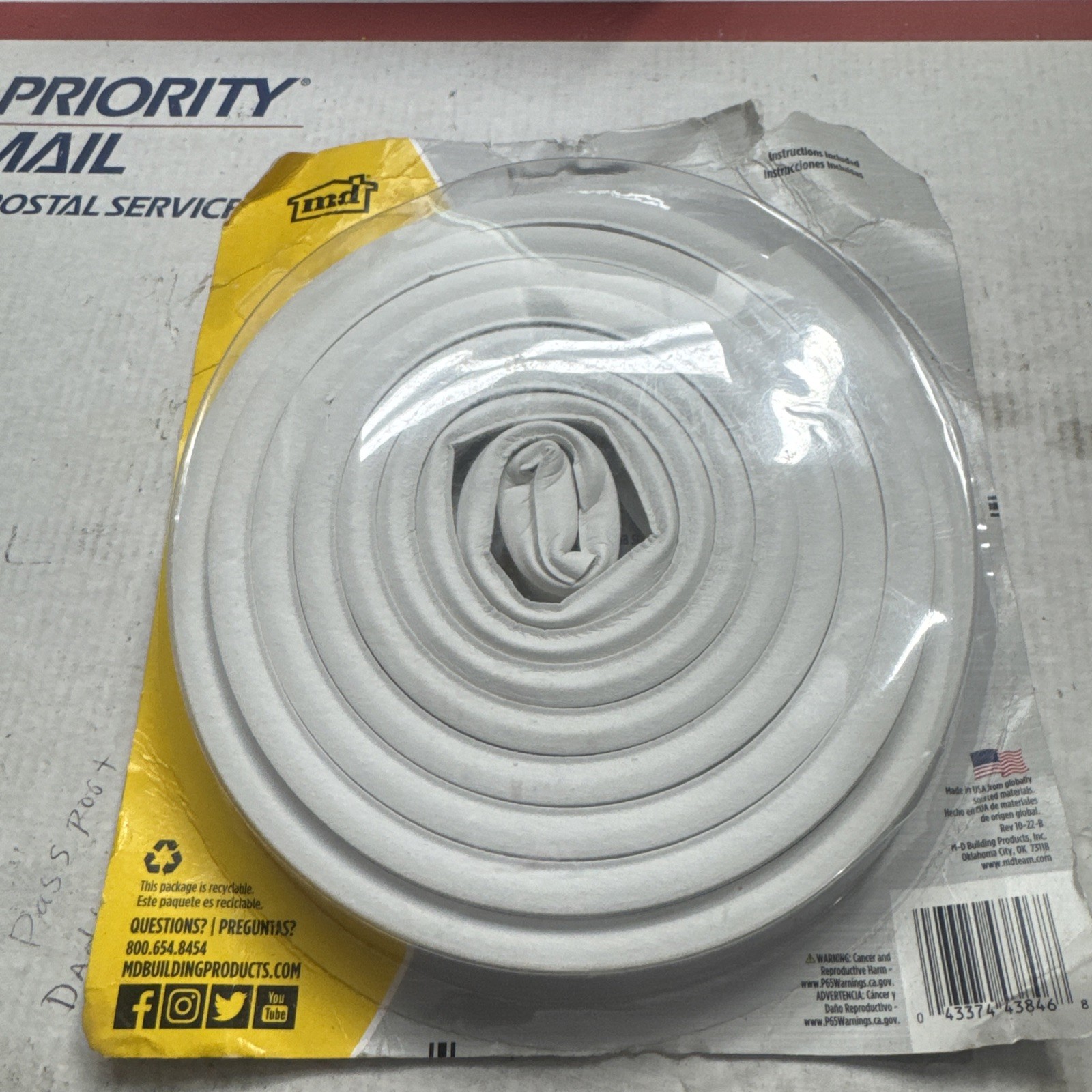 MD All-Climate Thermal Blend Weather Seal Wave Profile White 17 Ft 43846