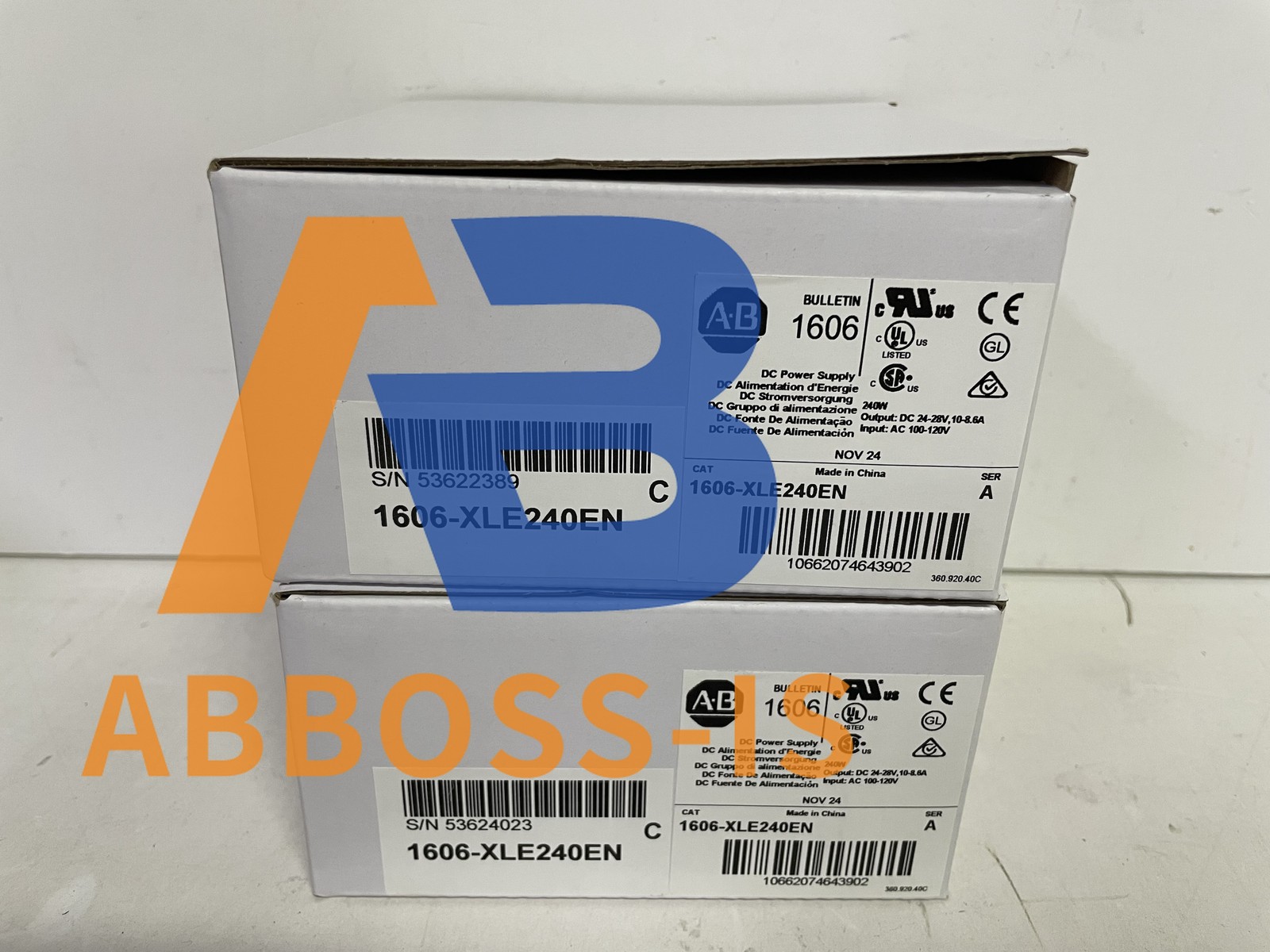 Brand New Allen-Bradley 1606-XLE240EN Power Supply 24V 10A 240W 1606XLE240EN