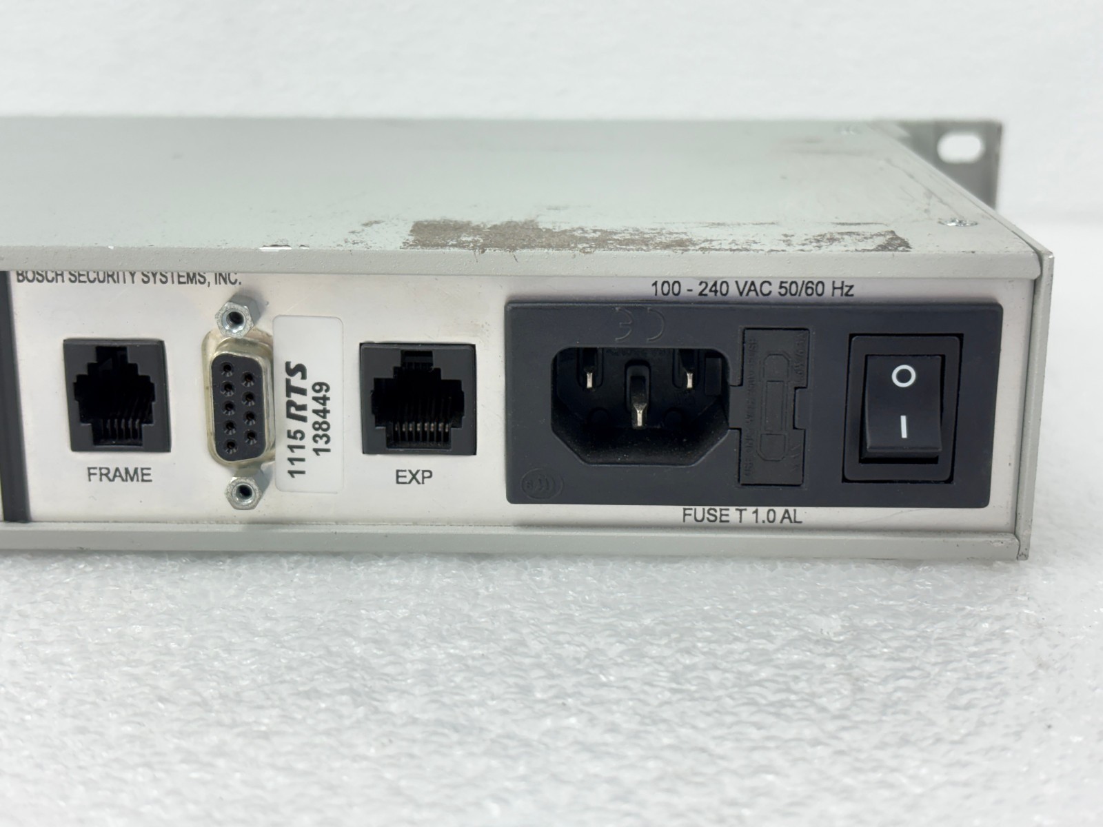 Bosch RTS Telex KP 12 12 Position Key Panel Intercom System KP12 with Rack Ears