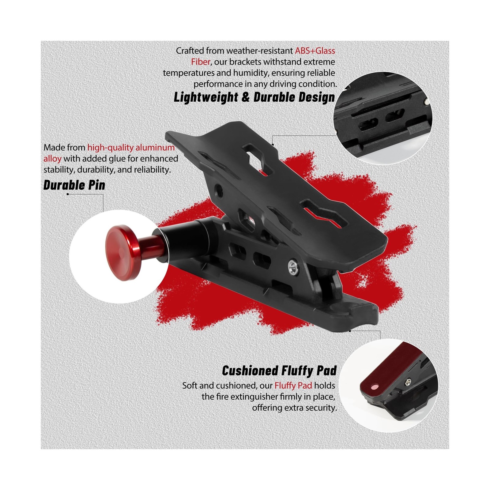 Quick Release Fire Extinguisher Mounts - 2-Pack Car Fire Exting... FAST USA SHIP
