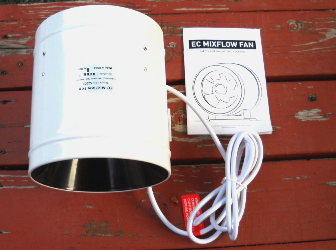 SE-A200S 220V Electric Ventilator Straight Edge High Pressure Duct Exhaust Fan