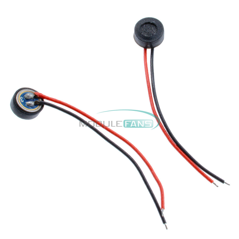 10PCS Electret Condenser 4*1.5mm Microphone MIC Capsule 2 Leads