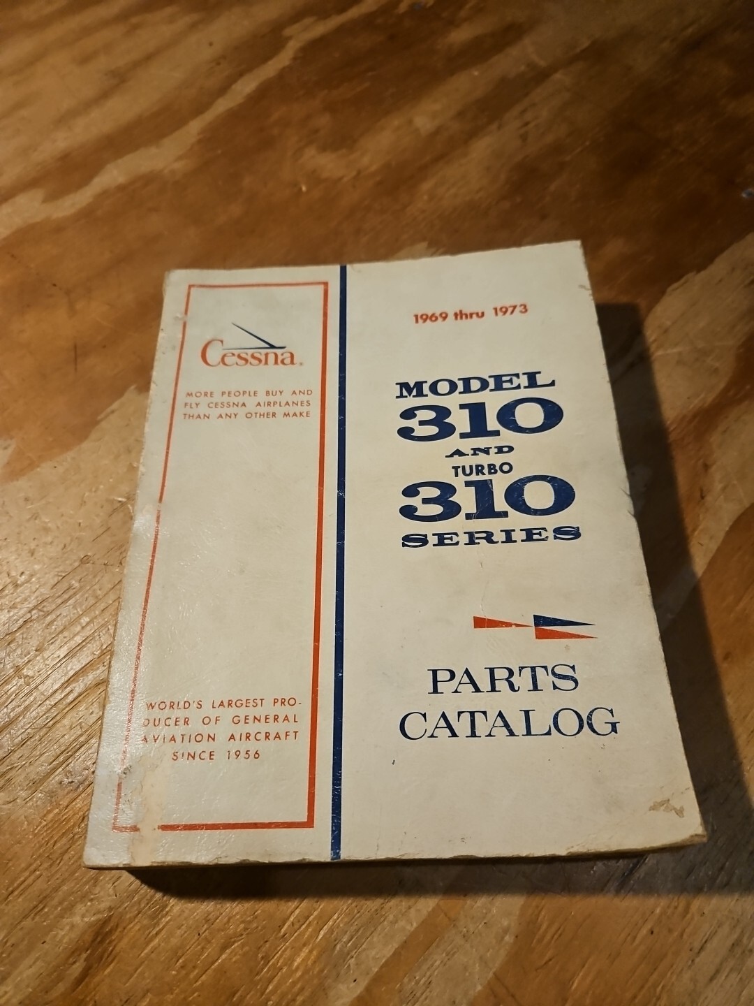 Cessna Model 310 and Turbo 310 1969 thru 1973 Parts Catalog