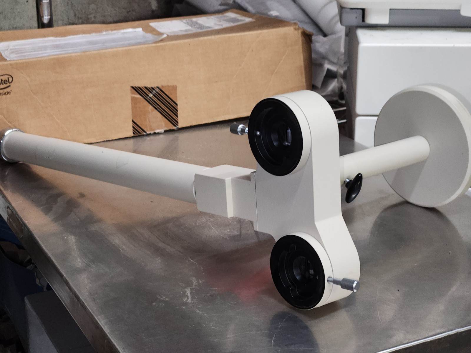 Olympus BH2-DO Microscope Dual Viewing Attachment, Head Splitter Extension Base