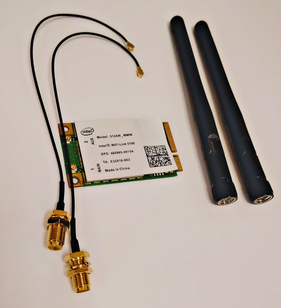 Intel WiFi Link 5100 Model 512AN_MMW MIMO 802.11 A/B/G Draft n