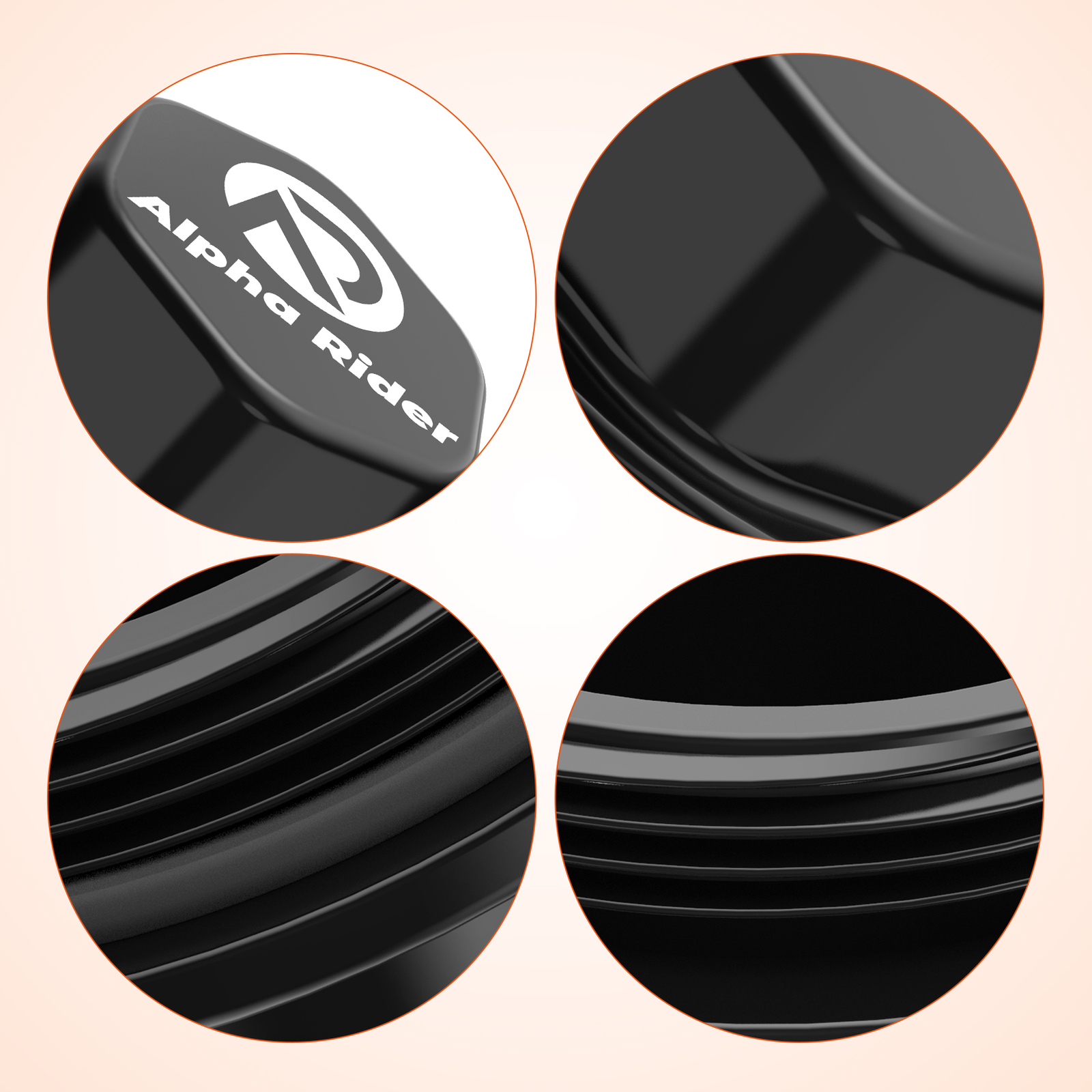 Set 4 Aluminum Tie Down 81143 for Vortex Replacement Cap Assembly For K71-G01-73