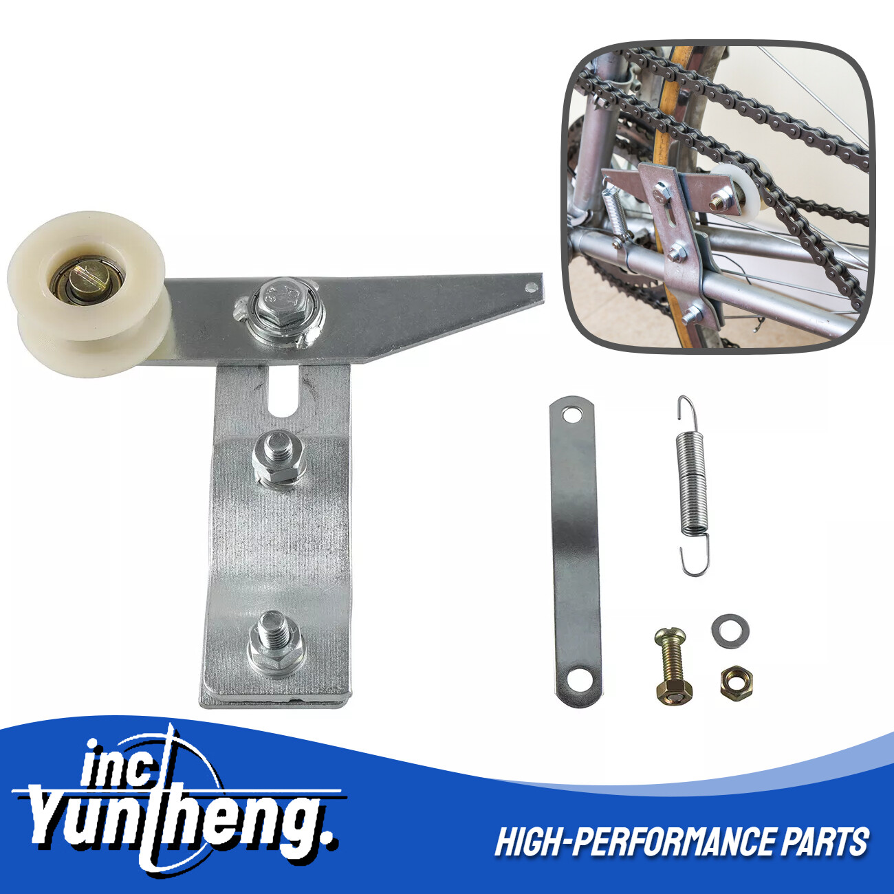 80cc Motor Bike GAS ENGINE Part-SPRING Bearing Chain Idler Tensioner & PULLEY