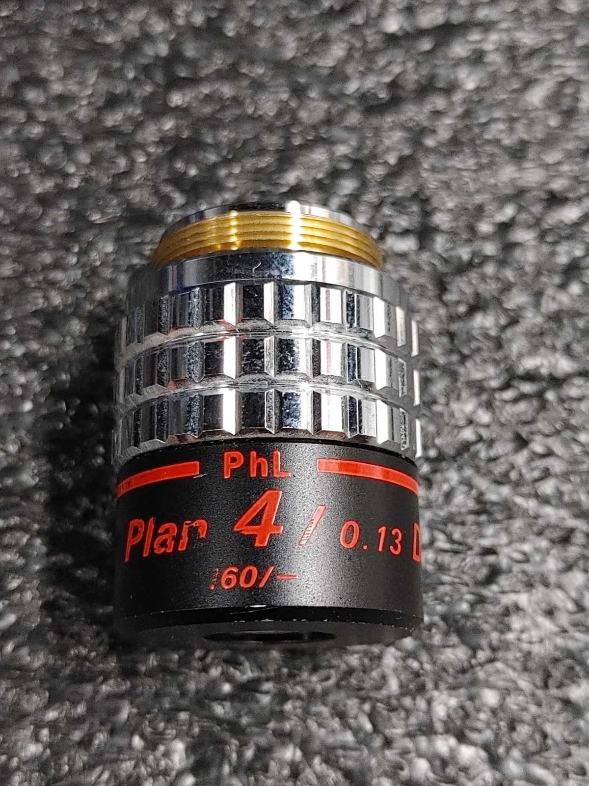 NIKON PhL Plan 4 4/0.13 DL Phase Contrast Microscope Objective