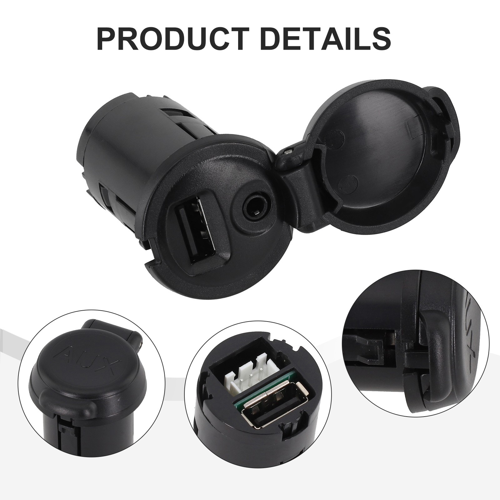 Dependable Car USB+AUX Interface Adapter for 208 For C3 and Compatible Models