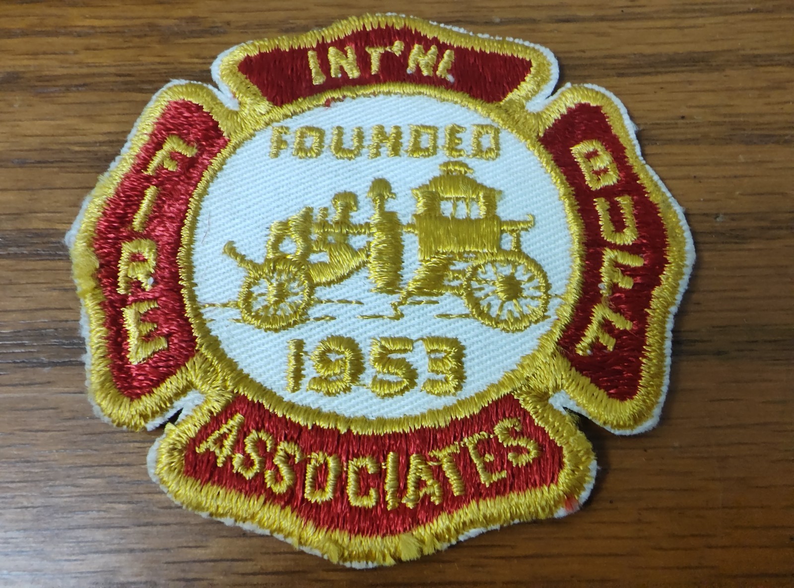 INTERNATIONAL FIRE BUFF ASSOCIATES 3 Inch Patch IFBA Fire Service History