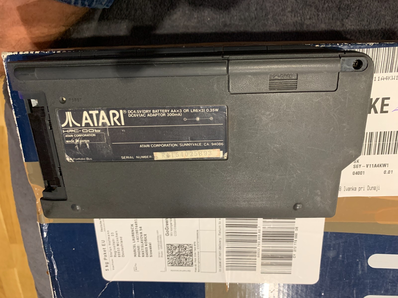 Atari portfolio HPC-006