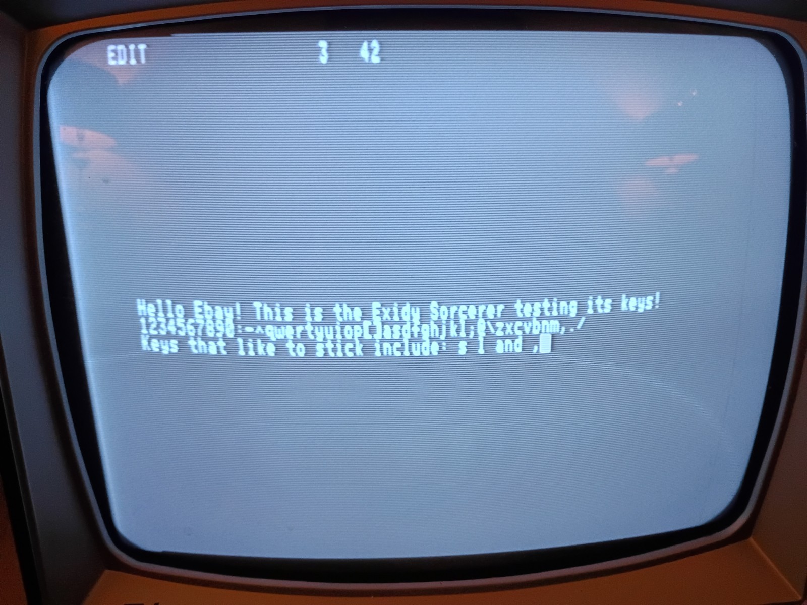 Rare Exidy Sorcerer Model DP 1000-1 Computer + Basic, Word Pacs & Guides Update!