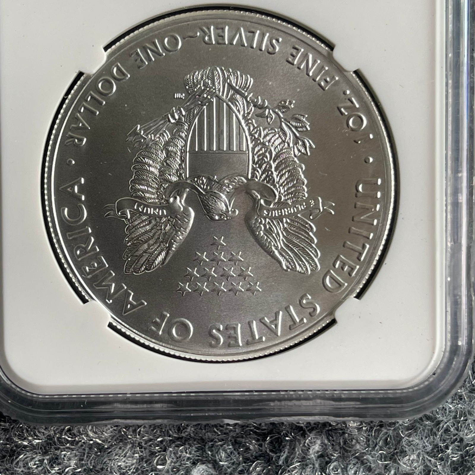 2021 NGC MS 69 Heraldic Eagle T-1 American Silver Eagle