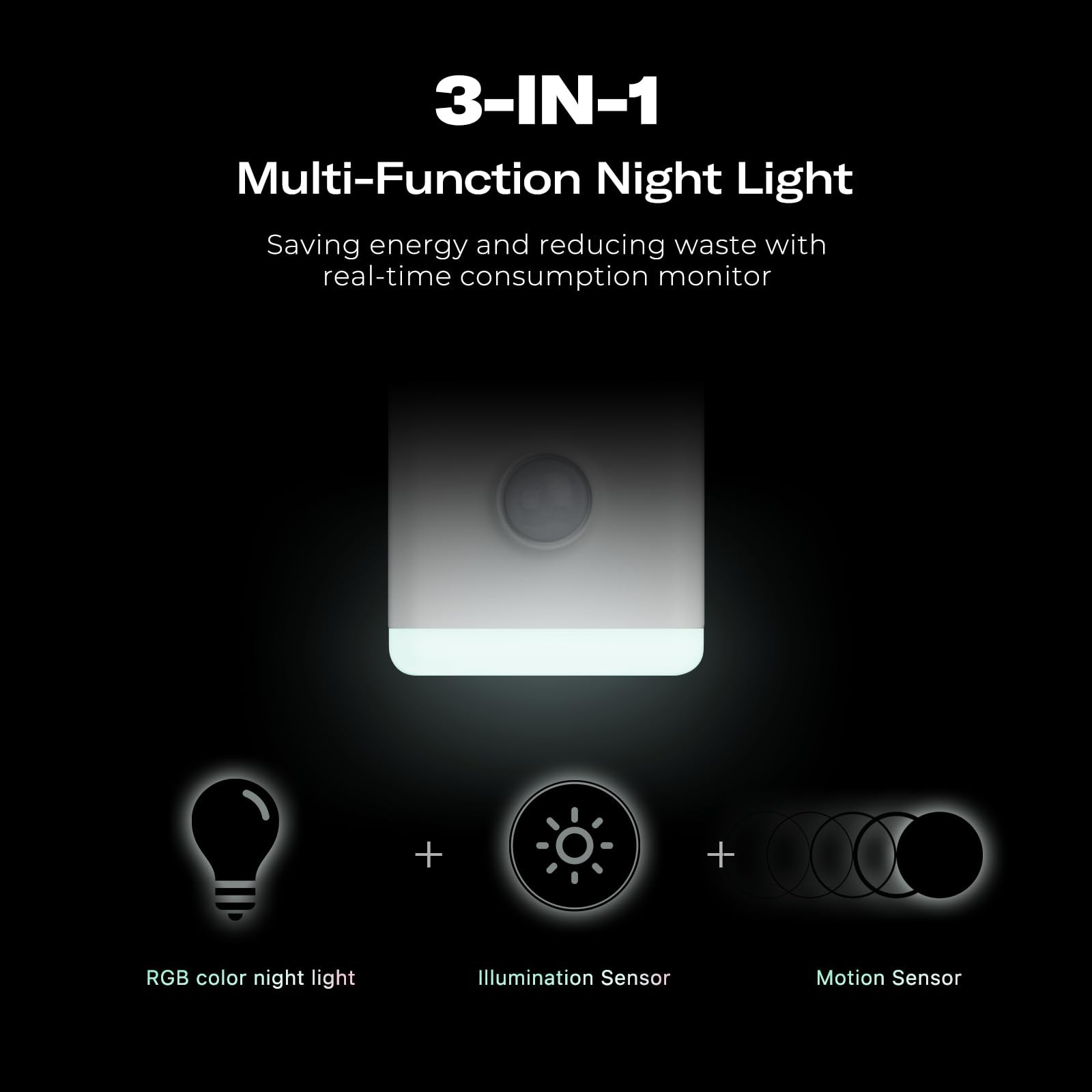 THIRDREALITY Multi-Function Night Light, Zigbee Repeater, 3-in-1 Combines a M...