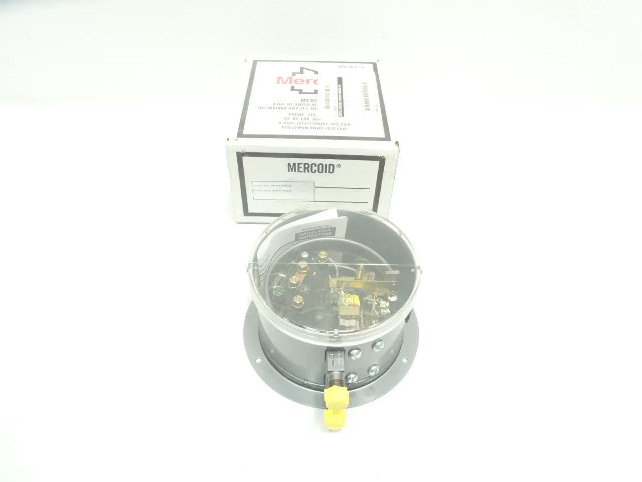 Mercoid BB-423-4129-8S Pressure Switch 120v-ac