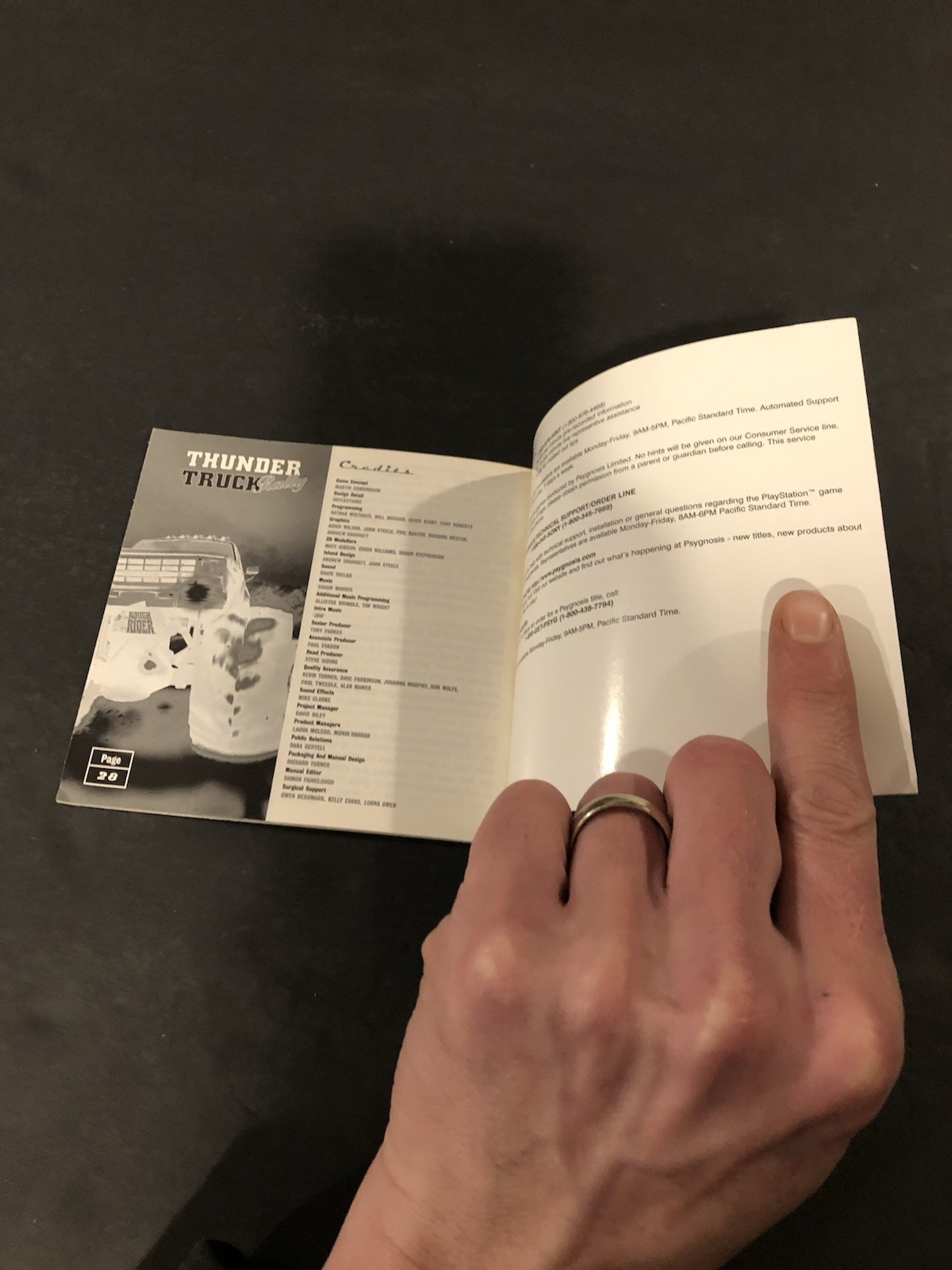 Thunder Truck Rally Ps1 Manual Only