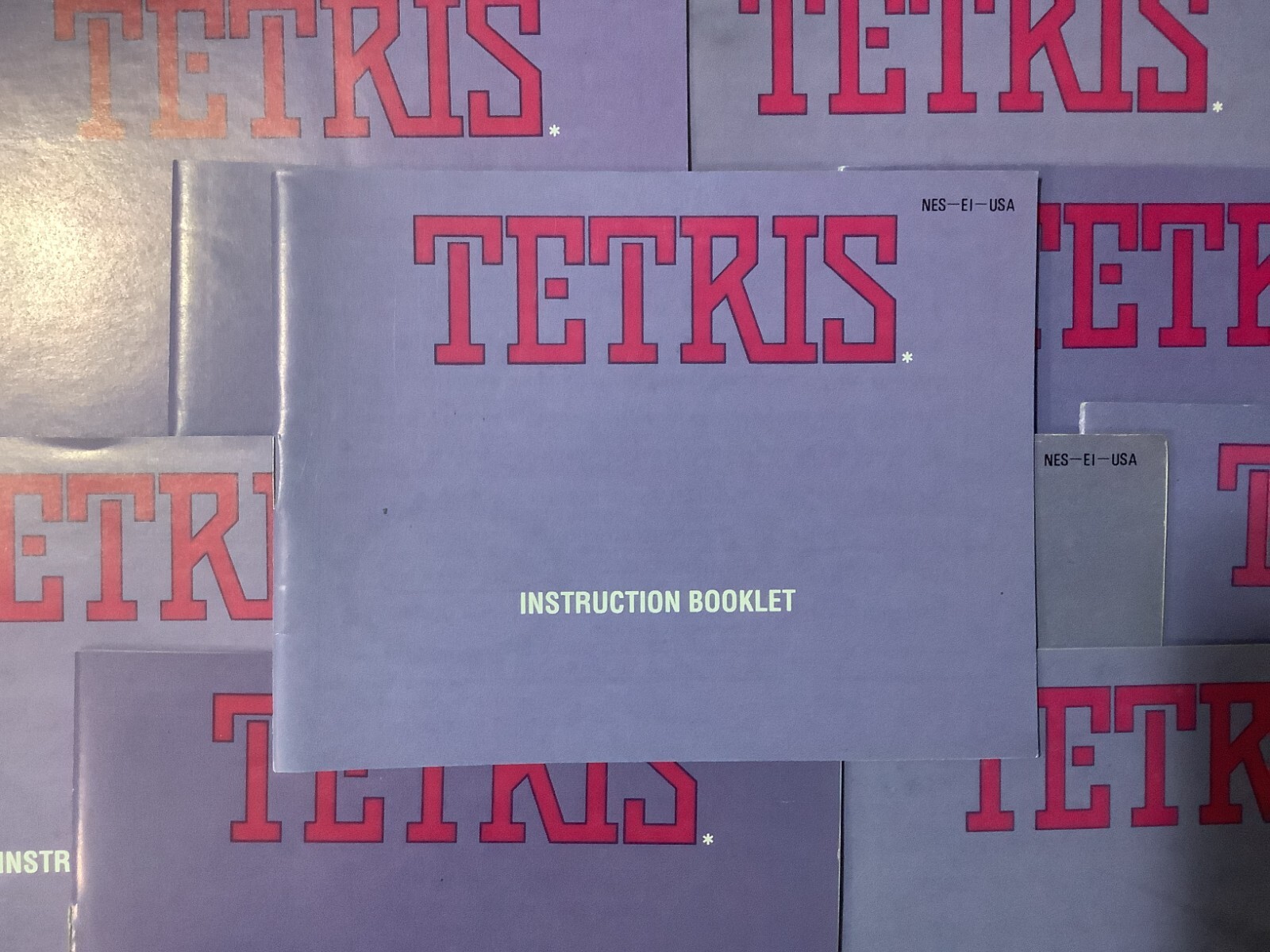 Tetris NES Nintendo Instruction Manual Only - Good Shape