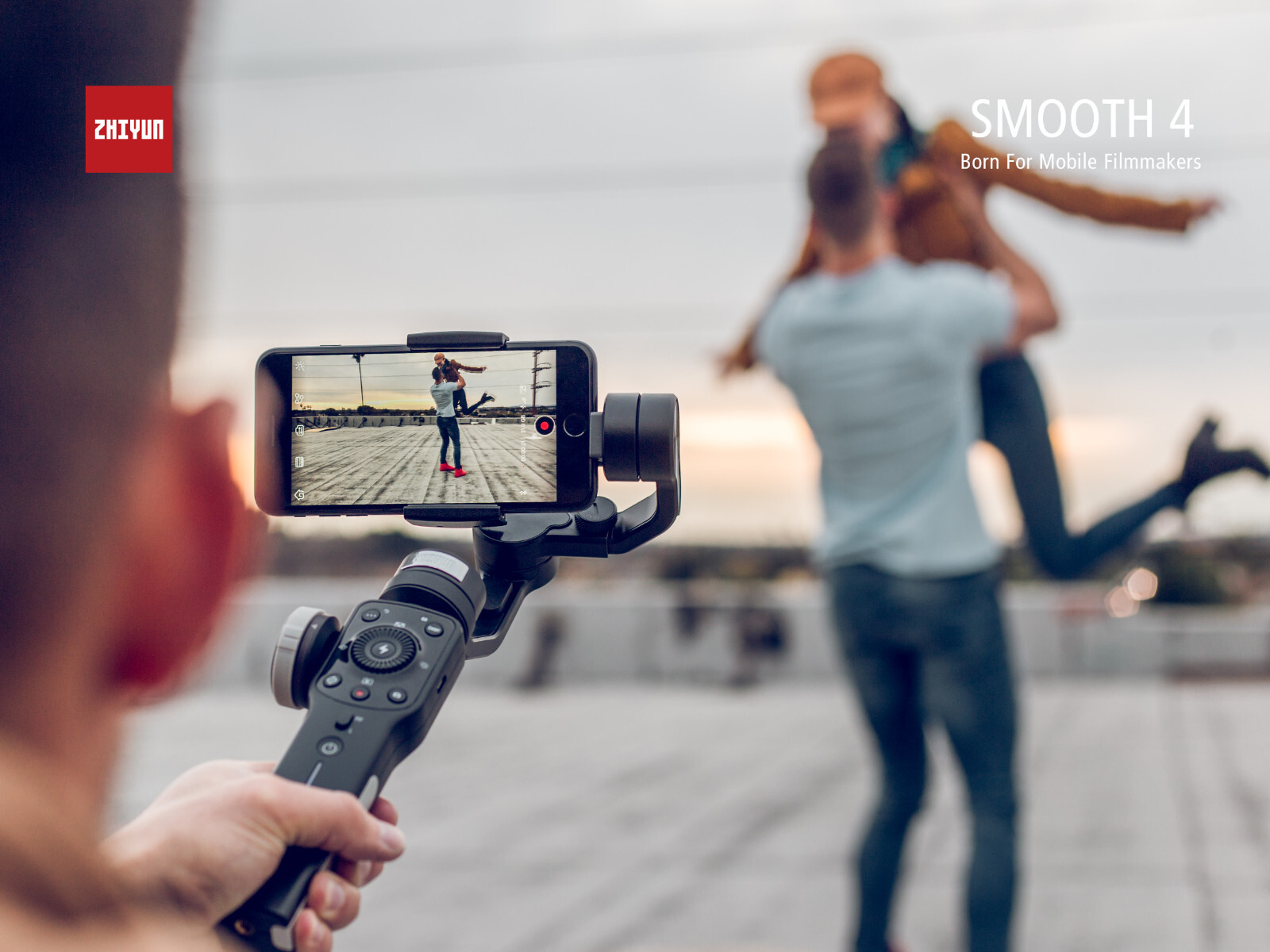 Zhiyun Smooth 4 3-Axis Handheld Smartphone Gimbal Stabilizer for iPhone Android