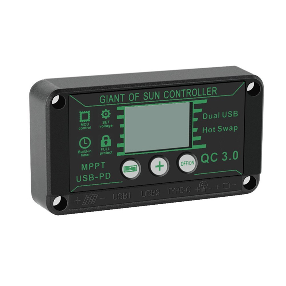 Digital Display Waterproof MPPT Charge Controller Solar Panel Regulator 10-100A#