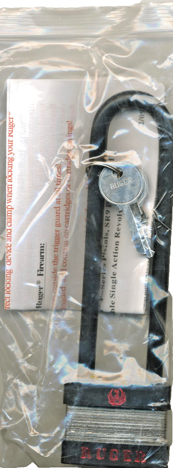 Ruger 5050A 5" Gun Firearm Revolver Pistol Rifle Lock with 2 Keys 5" Shackle