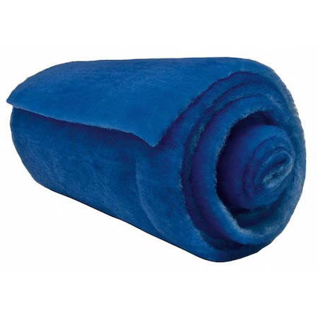 30 In X 135 Ft X 1 In Polyester Air Filter Roll, Merv 7, Blue/White (Formerly