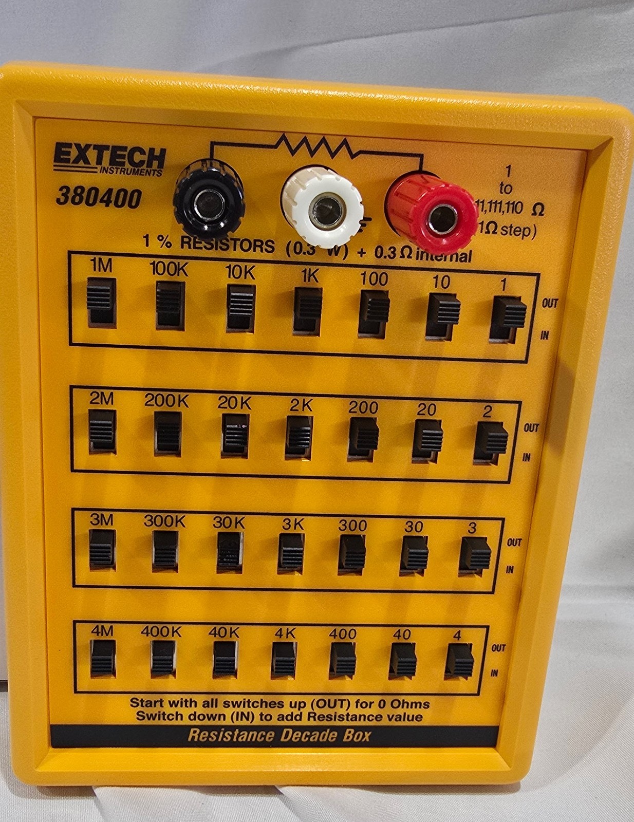 Extech 380400 Resistance Decade Box