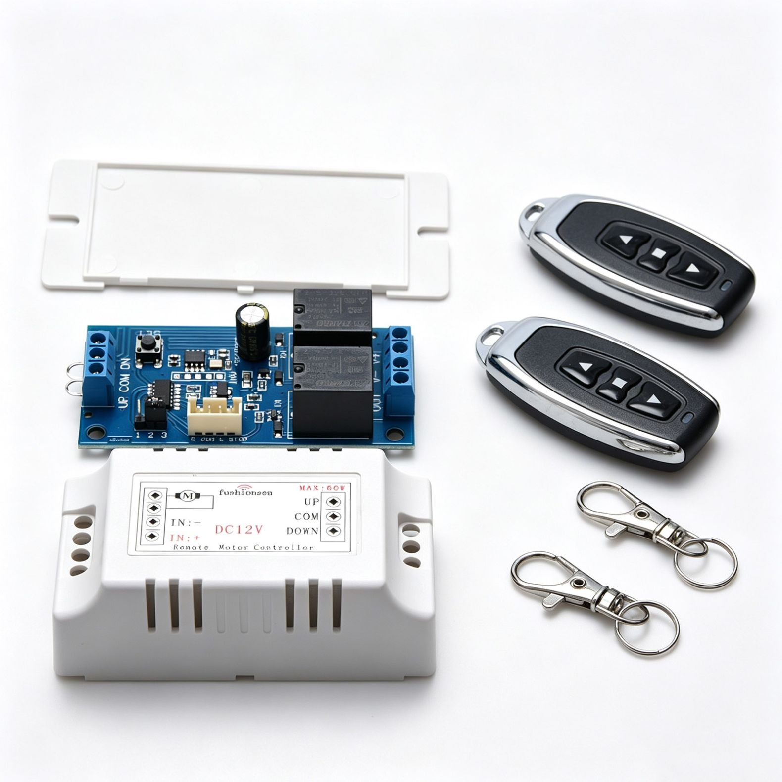 Motor Wireless Remote 12V Switch 2 Channel  Universal Remote Control RF433MHz