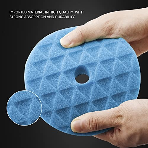 Polishing Pads, 5Pc 6 Inch 150mm Orbital Buffer Polisher Pads and 6inch (150mm)