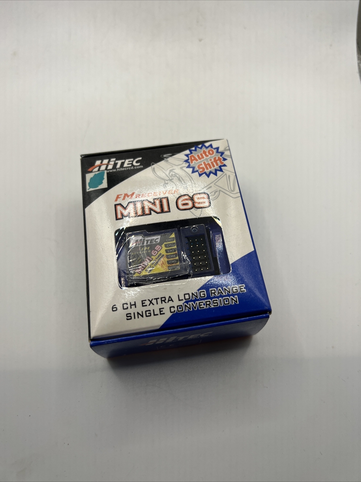Hitec Mini 6S - 6 Ch. FM Single Conversion Receiver with Auto Shift 28872 (B2)
