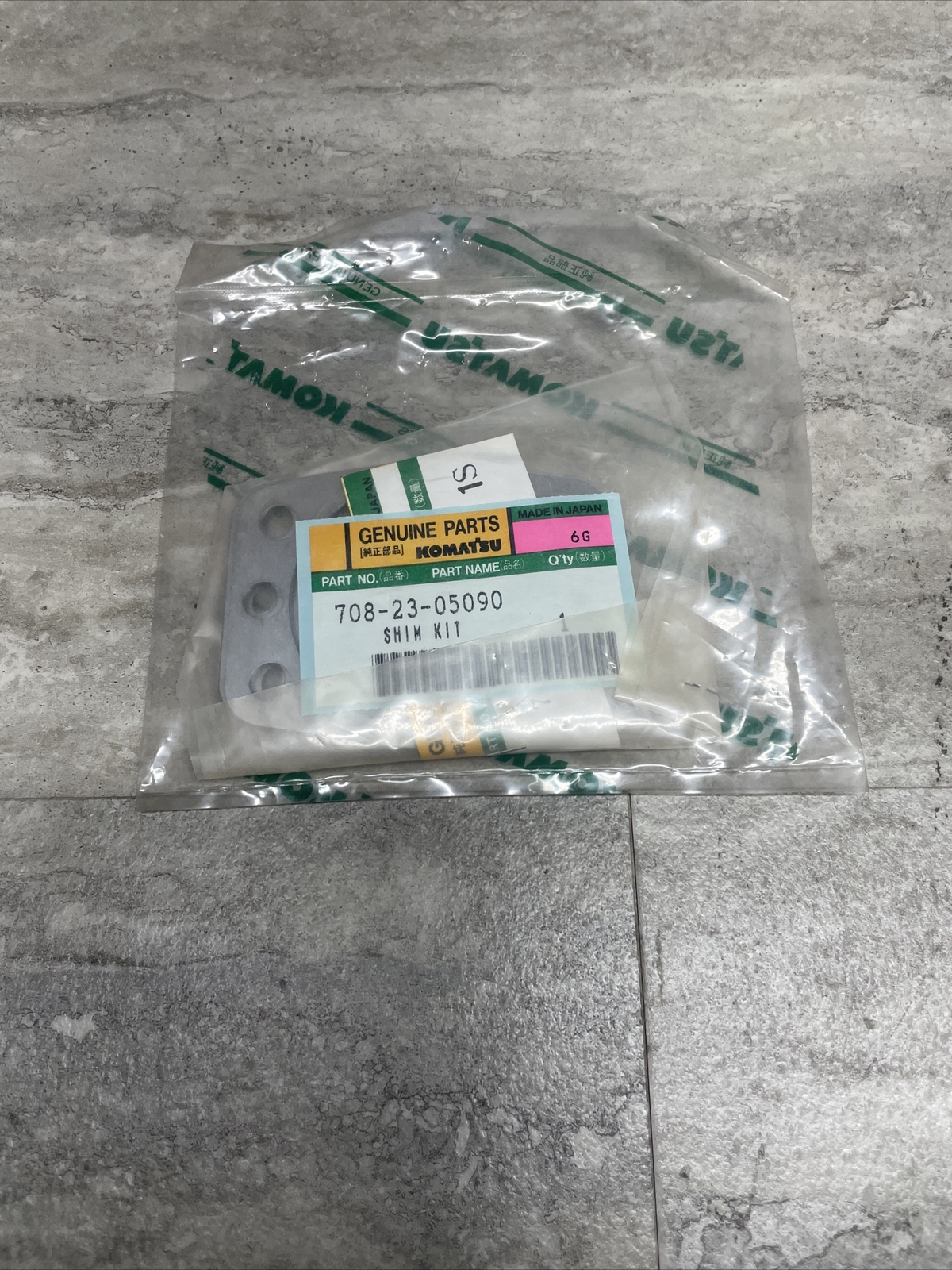 Genuine OEM Komatsu 708-23-05090 Shim Kit For Hydraulic System, New