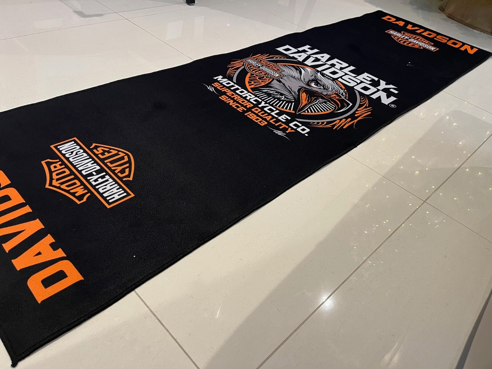 Harley-Davidson Eagle - Garage - Mats - FREE Shipping in US